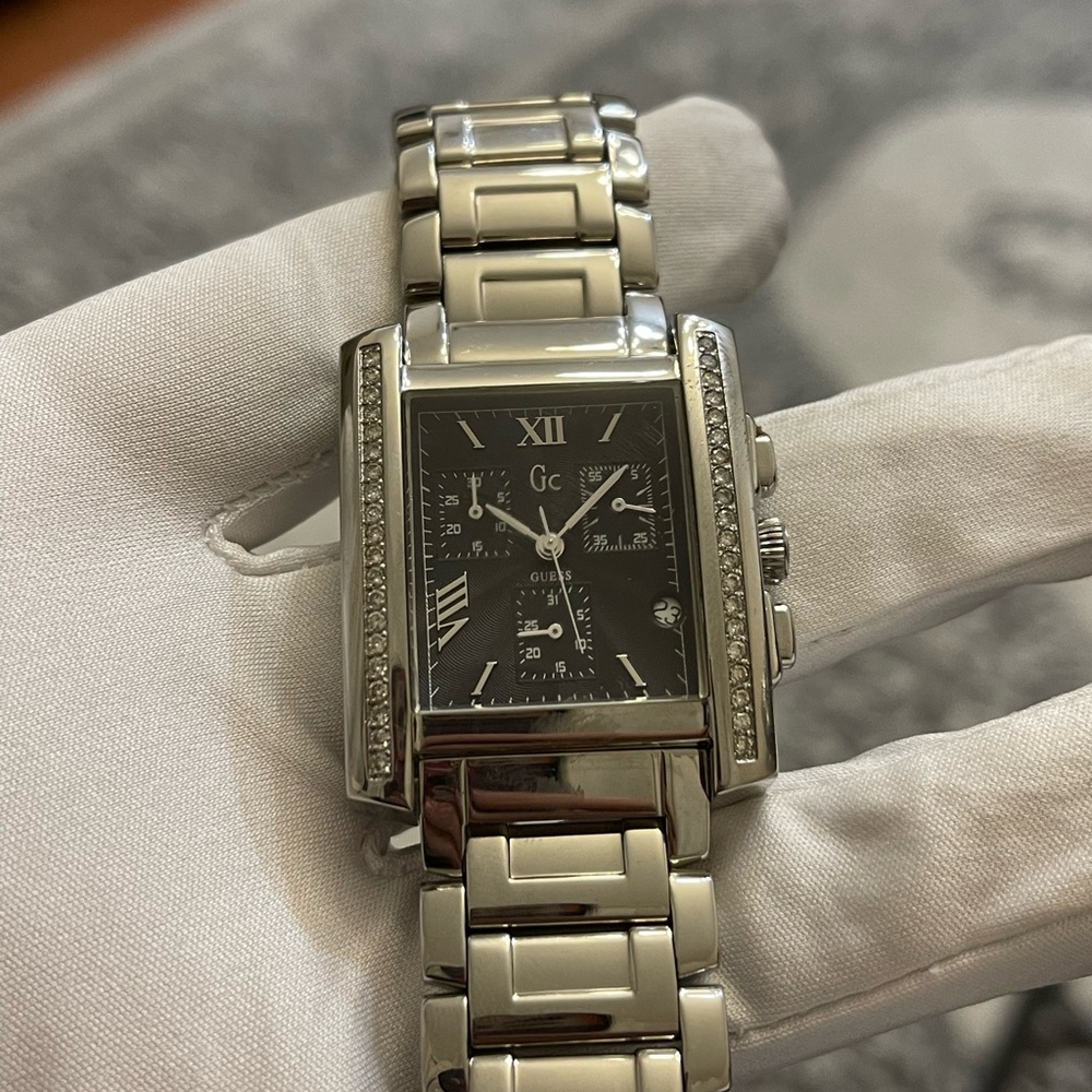 Guess Collection Gc 2000 Diamonds Chronograph Quartz Men's Watch 33mm-40mm